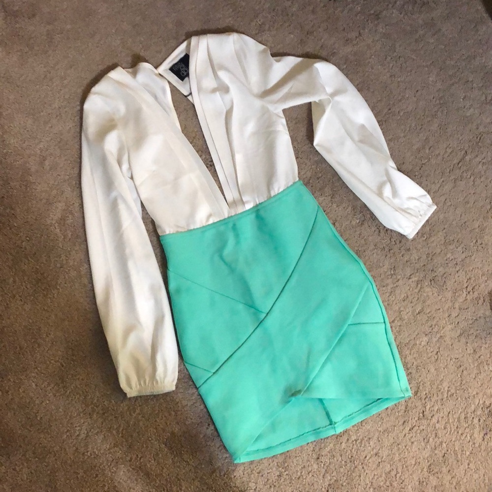Bodycon mint dress
